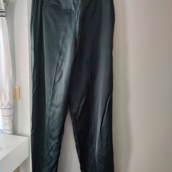 Green Straight High Rise Dress Pants - Picture 3 of 5